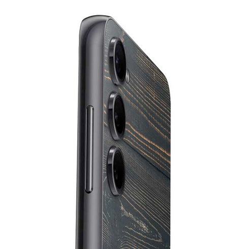 Black Painted Wood Galaxy A14 5G Skin